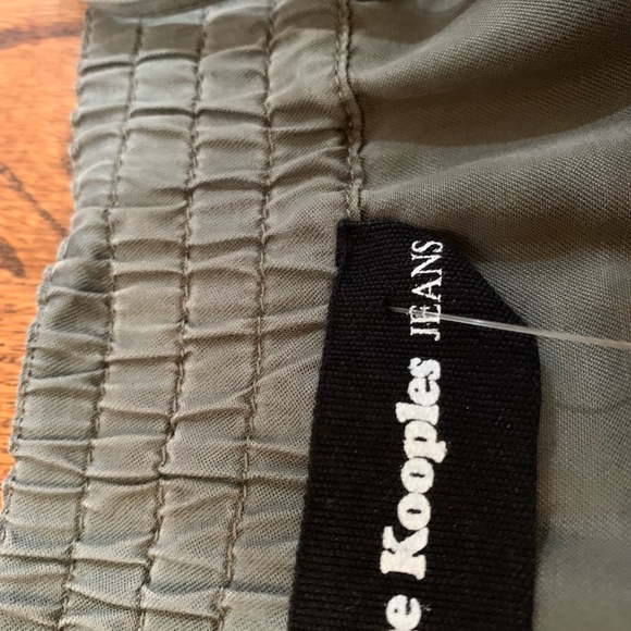 The Kooples cold shoulder chambray Romper - Picture 3 of 7